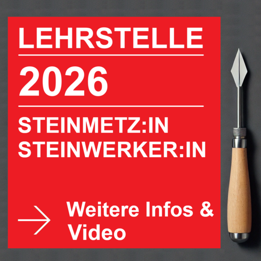 link zur Lehrstelle Steinmetz:in oder Steinwerker:in
